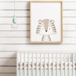 Animal Prints for Nursery, Neutral Nursery, Gender Neutral Nursery ...