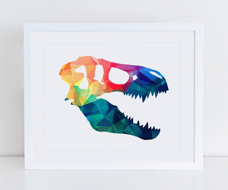 Dinosaur Head Print Dinosaur Head Printable Instant - Etsy UK