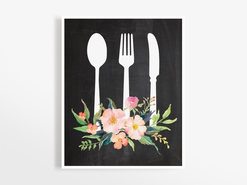 Kitchen Art Print Kitchen Wall Art Instant Download - Etsy