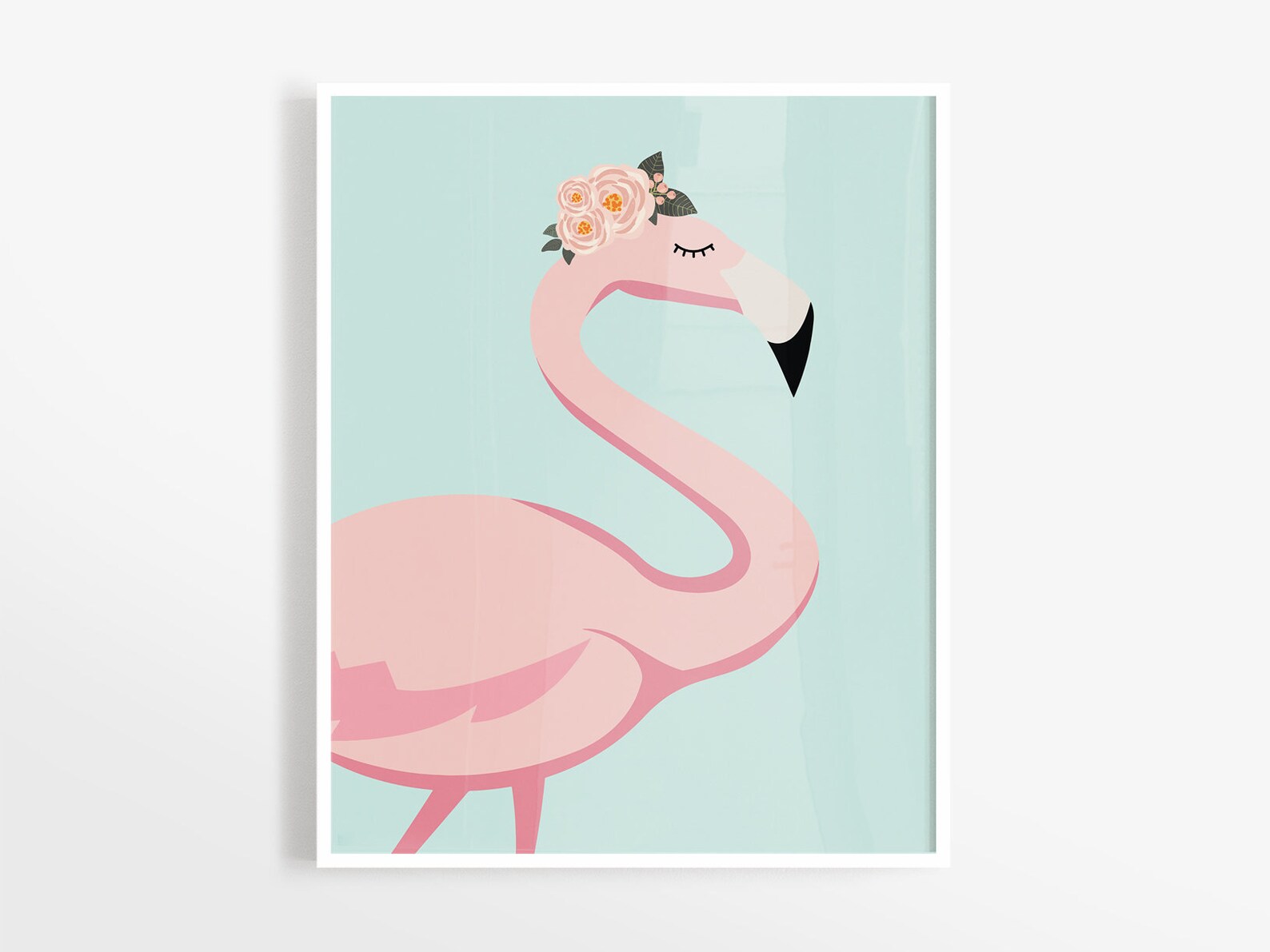 Flamingo Art Print Flamingo Printable Instant Download | Etsy