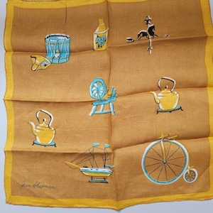 Jean Chapman Signed Handkerchief