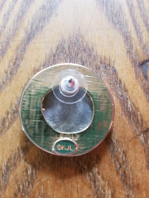 KJL Kenneth J Lane Roman Head Earring - image 2