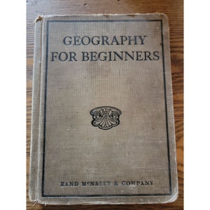 Geografia para Iniciantes Rand McNally 1922