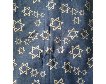 Star Of David Cotton Fabric Remnant