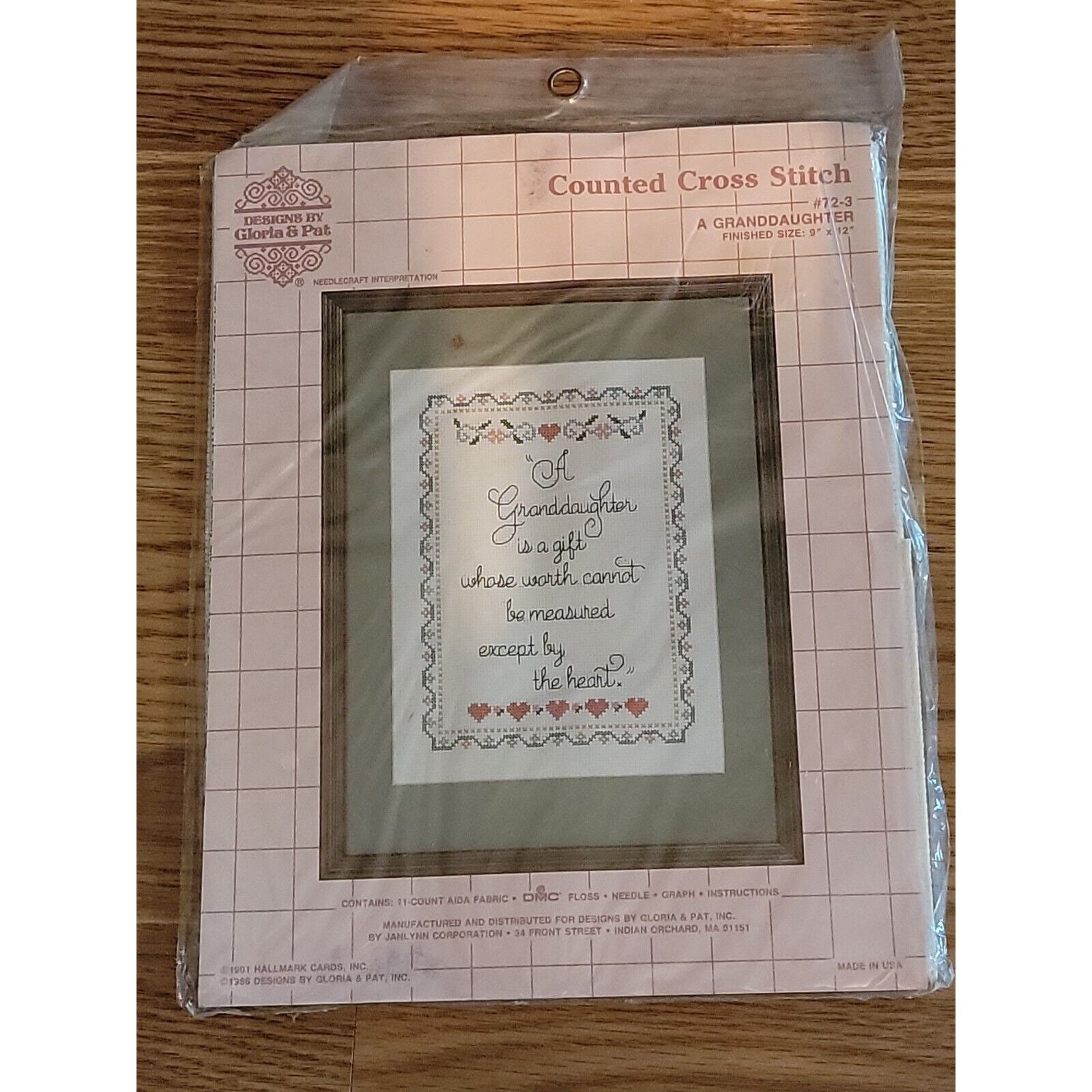 Gloria And Pat Brand Cross Stich Kit New Ols Stock Unopened