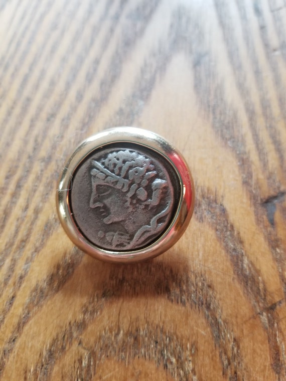 KJL Kenneth J Lane Roman Head Earring - image 1