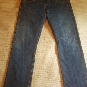 Levi Button Fly 501 Jeans
