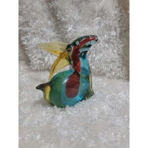 Art Glass Venetian Murano Heavy Paperweight Decor Figurine