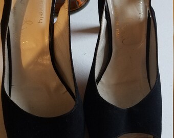 Vintage Garolini Women's Size 7 1/2 Sling Back Shoes  Made in Italy