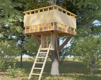 Outpost tree fort plans | 1 tree