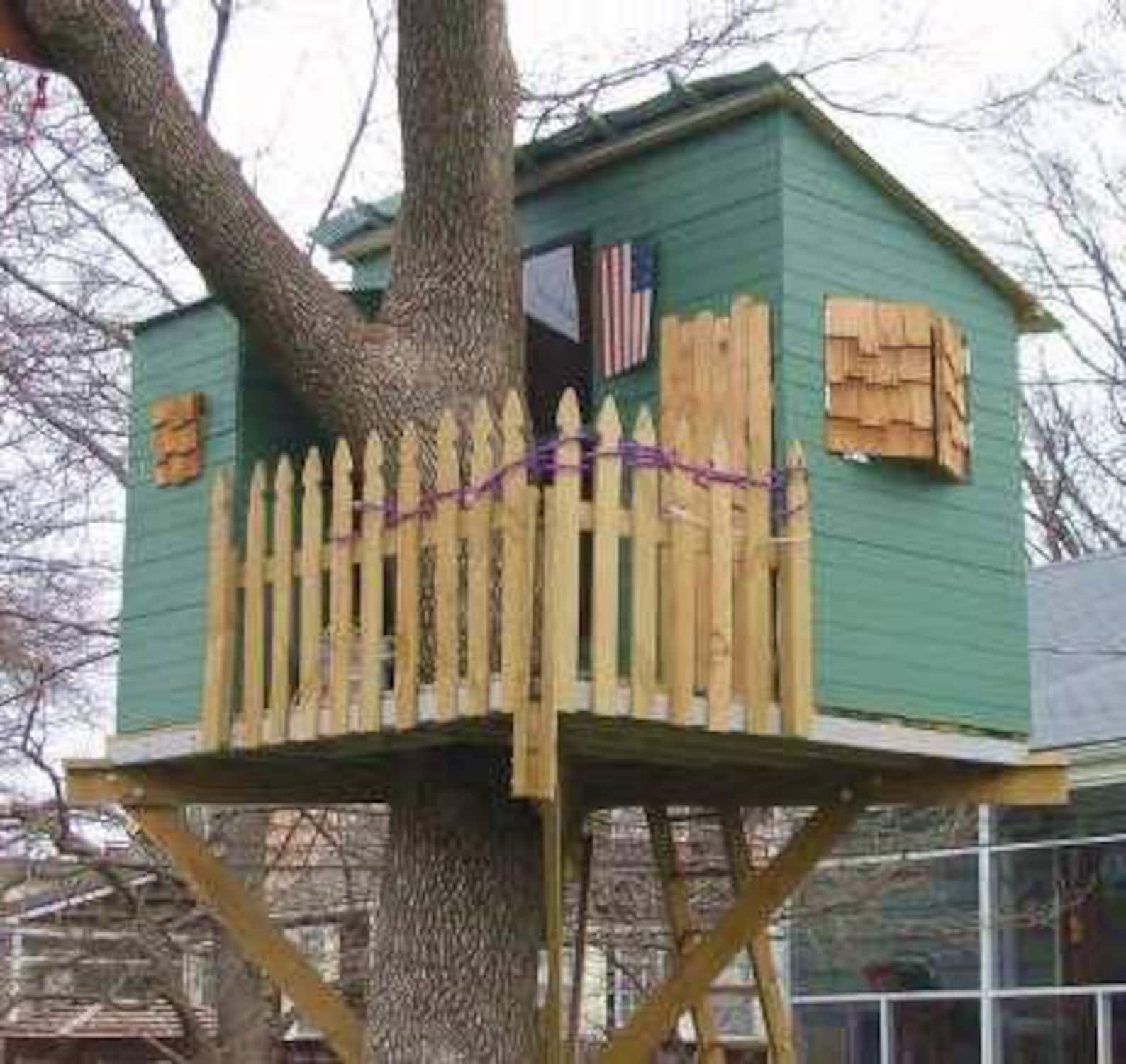 Minimalist Treehouse Plans 