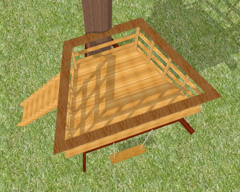 Terrazza tree deck plans for one tree image 2
