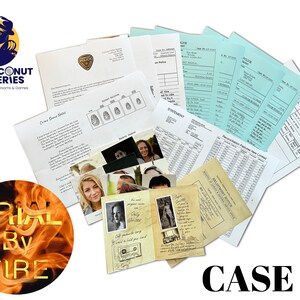 Perfect Gift for Mystery Lovers: Tabletop Detective cold Case 3 File 'Trial by Fire' | Murder Mystery Game for Date Night or Family Fun Bild 3
