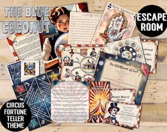 Circus of Secrets Escape Room: Vintage Fortune Teller Mystery (Digital)