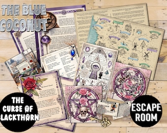 Supernatural Ghost Escape Room: Blackthorn Curse, Mystery Game (Digital Download)