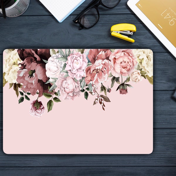 Peony Laptop Skin Floral Flowers Vinyl Decal Sticker Dell Inspiron Hp Lenovo Asus Chromebook Acer Universal Cover For Any Laptop Decal SQ41