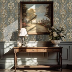 Transform your bedroom with the timeless elegance of our William Morris Vintage Removable Wallpaper. This self-stick wallpaper features a classic damask design, perfect for adding a touch of retro wall art to your space.