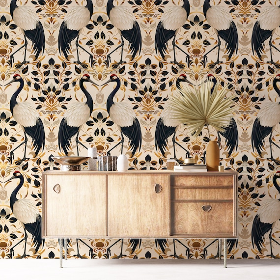 画材 Peacockesque 3D Peacock Flower ZHU865 Wallpaper Wall Mural Removable Self