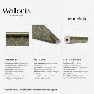Enhance your home with our Vintage Dark Green Damask Removable Wallpaper. This wallpaper roll features an elegant bohemian damask pattern in rich dark green, ideal for adding a touch of vintage charm to any cottage or farmhouse decor.