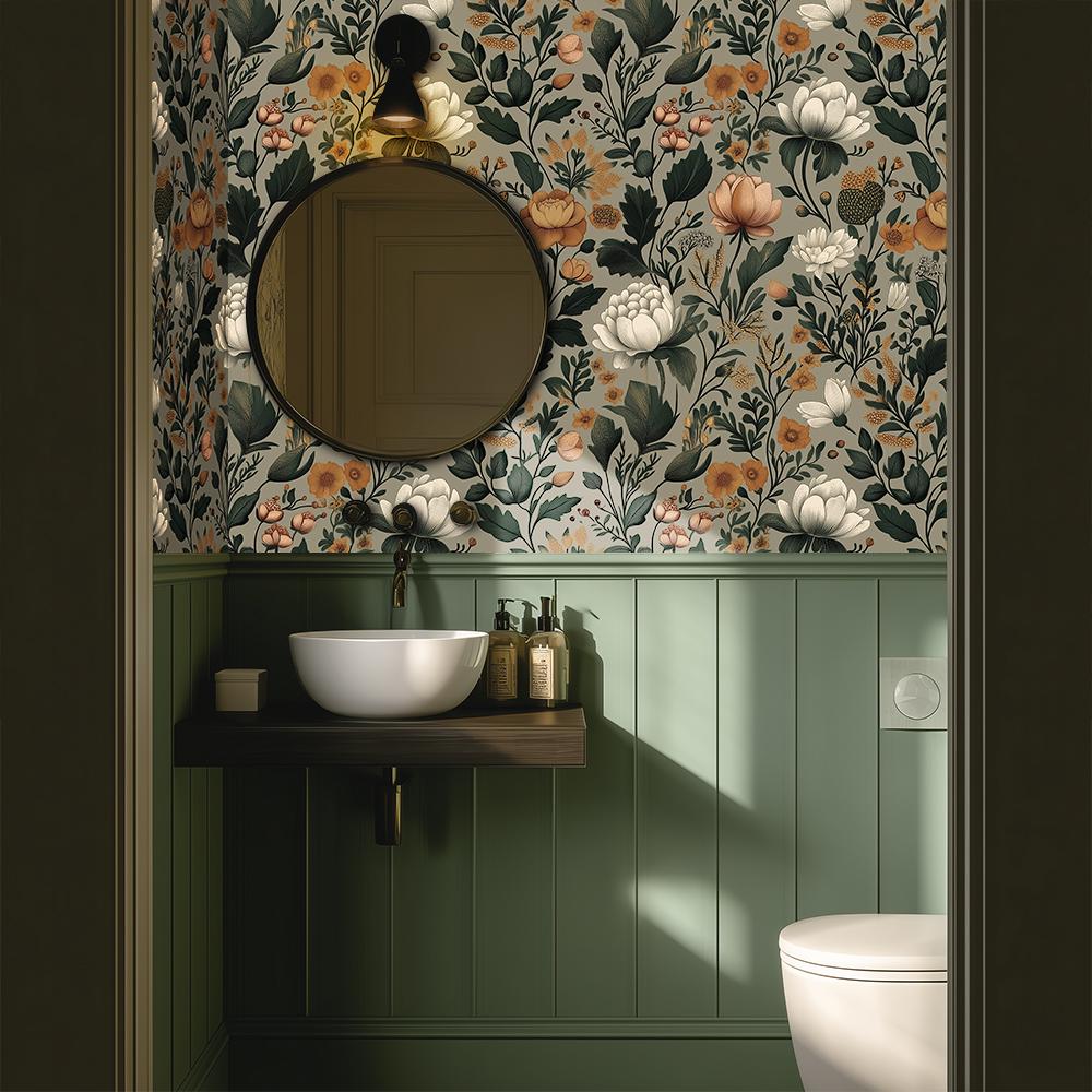 Orange Green Bathroom - Etsy, image size:1000x1000