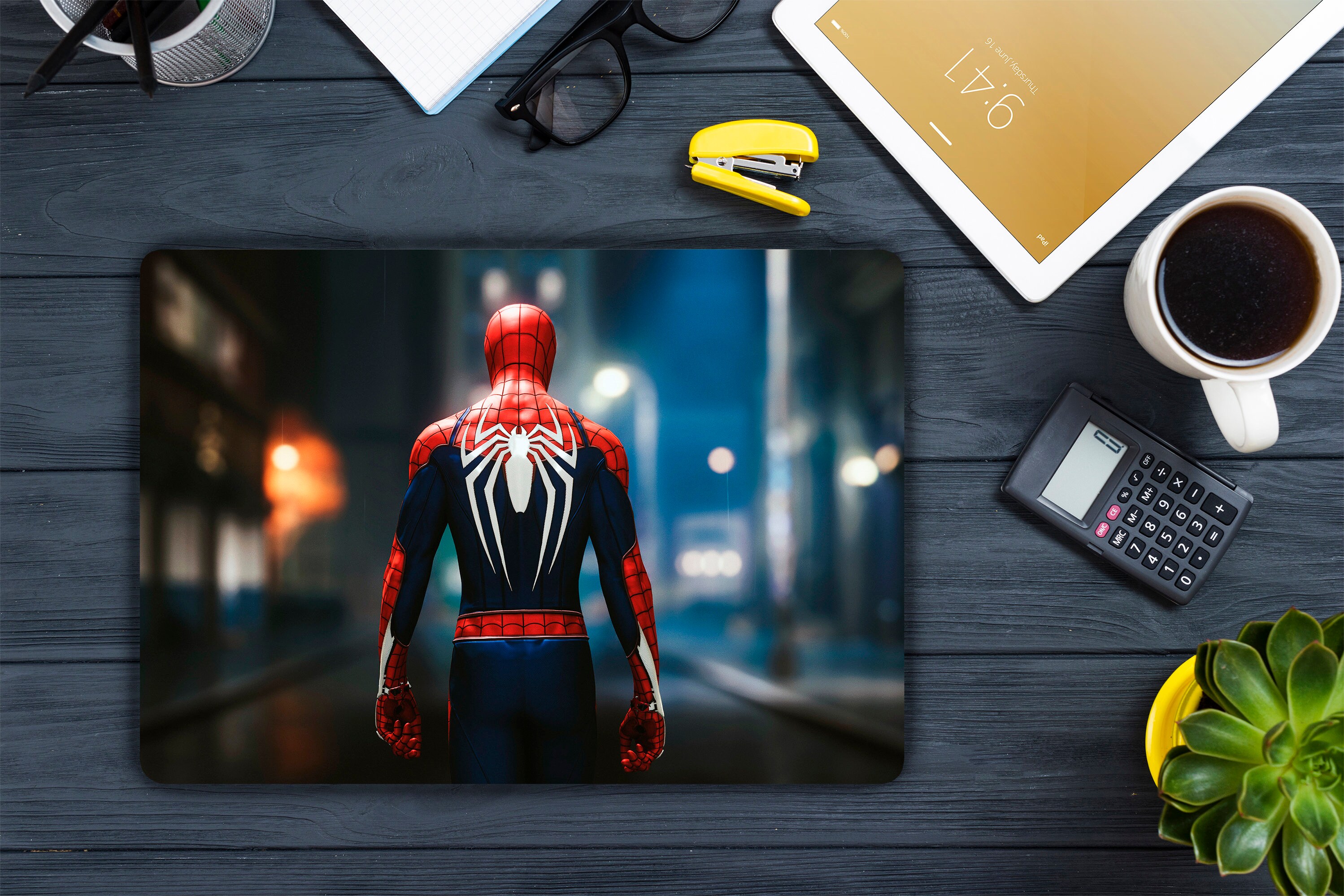 Spiderman Laptop Skin Vinyl Decal Spiderman Sticker Dell Xps Etsy