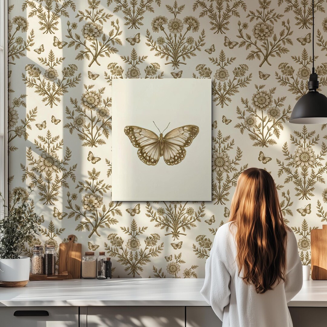 Vintage Butterfly Botanical Art Print: Nature Wall Decor - BF25 - Etsy