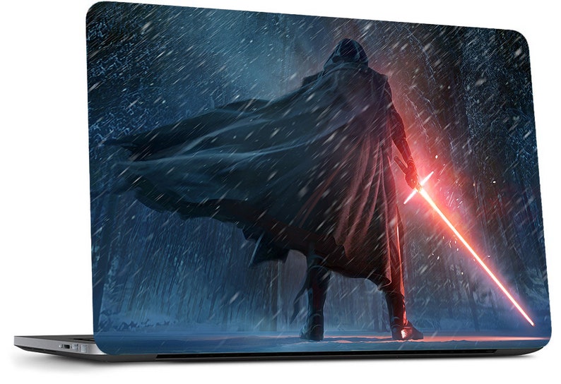 Star Wars Laptop Skin Kylo Ren Vinyl Decal Notebook Dell Etsy