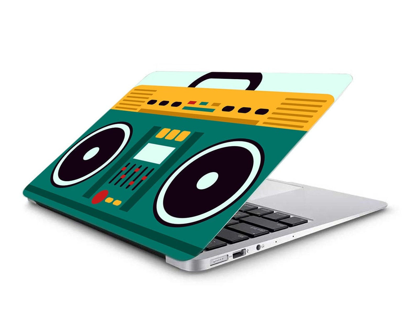 Retro Music Player Laptop Skin Vinyl Decal Sticker Dell Etsy