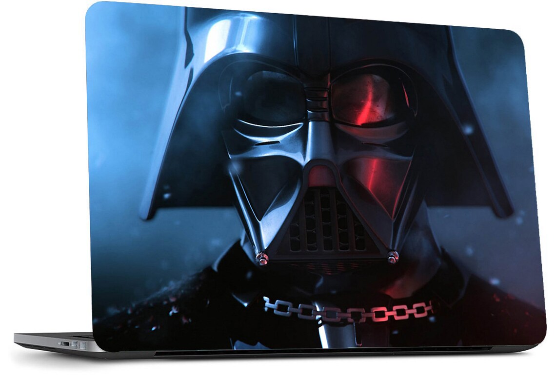 Darth Vader Laptop Skin Star Wars Vinyl Decal Notebook Dell Etsy