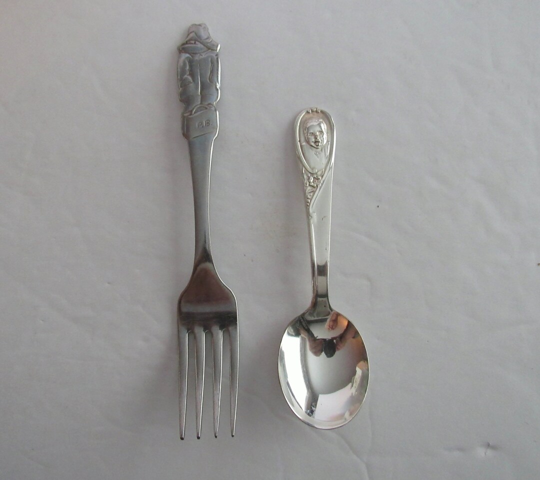 Vintage Gerber Silver Plate Baby Spoon and Paddington Bear Etsy