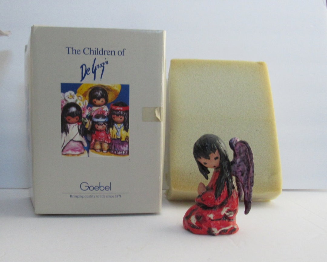 Degrazia 4 Figurine A Christmas Prayer Goebel in Box Etsy