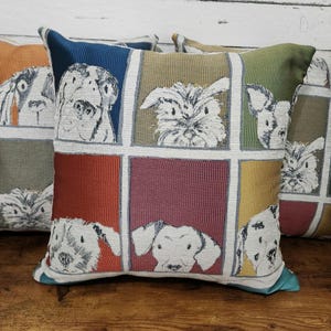 Vintage Pup Throw Pillow
