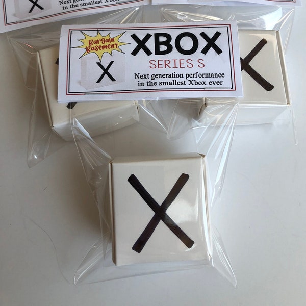 X Box - XBOX - office funny Gag Gift Bags , funny silly prank goody bags, Birthday, co-worker, neighbor, unique gift, jokes, friend gifts