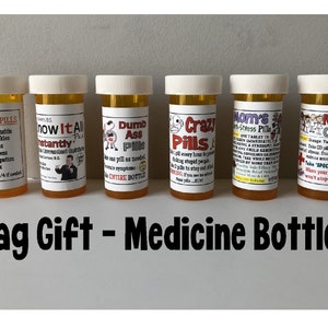 Gag Gifts old Age, Nurse's Chill Pills, Mom's Anti Stress Medicine