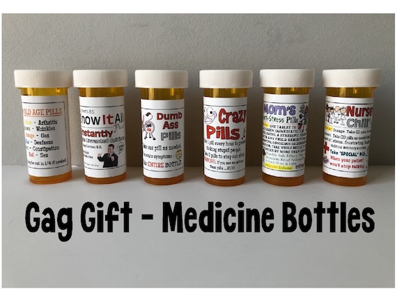 Gag Gifts old Age, Nurse's Chill Pills, Mom's Anti Stress Medicine Bottle Funny  Gifts Prescription Bottle, Candy Silly Joke, Birthday -  Canada
