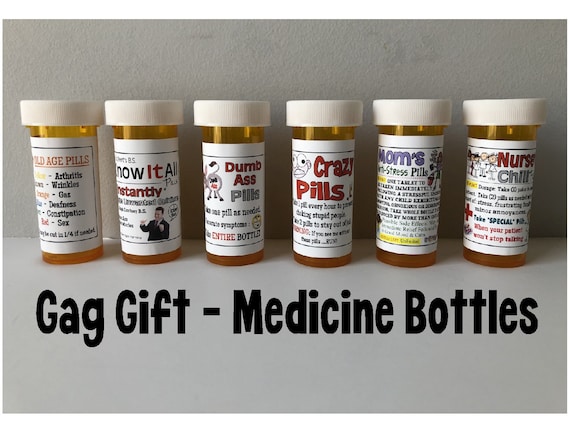 Gag Gifts old Age Nurse's Chill Pills Mom's Anti - Etsy