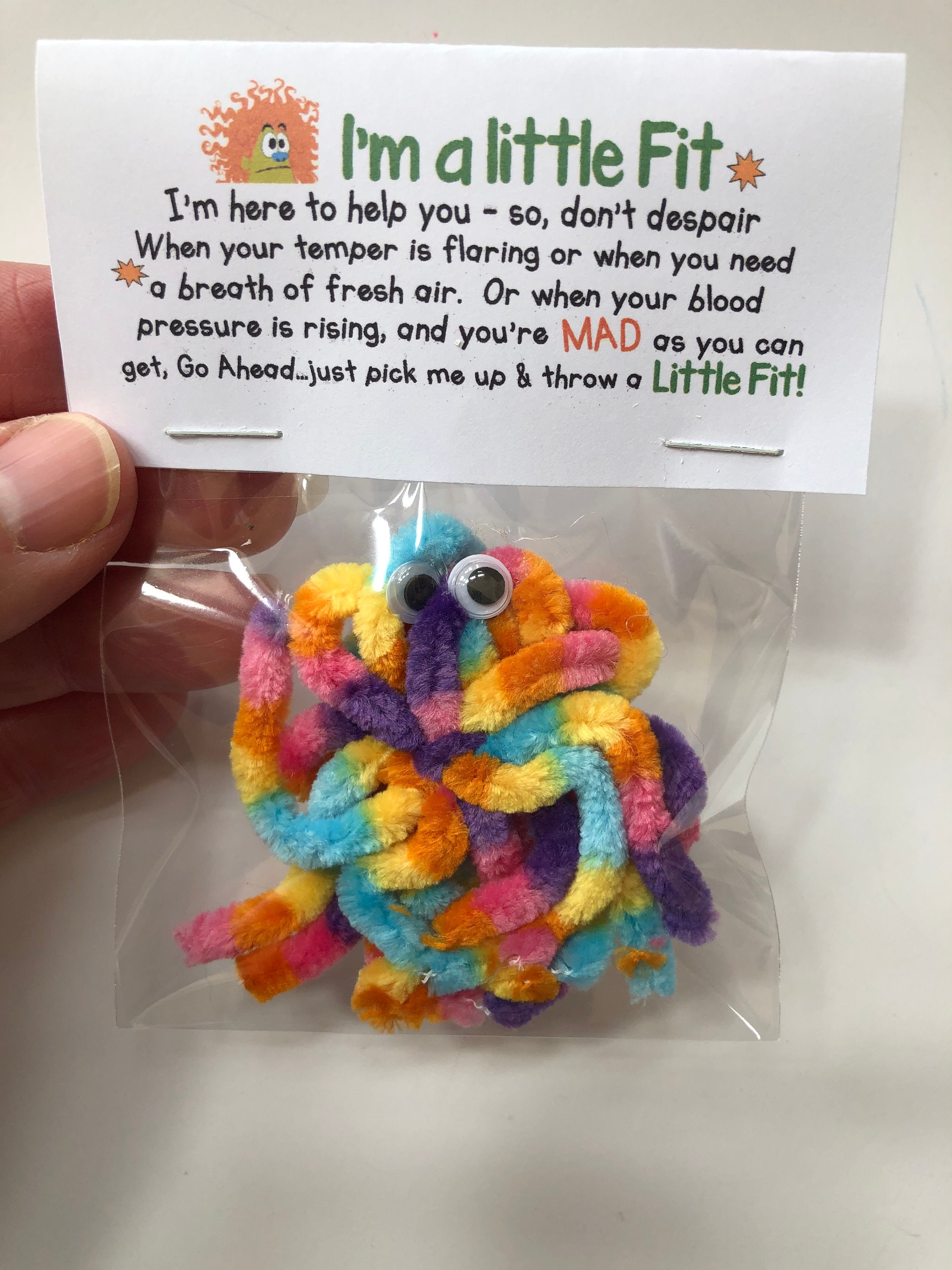 Gag Gift Bags Im A LITTLE FIT Christmas White Etsy