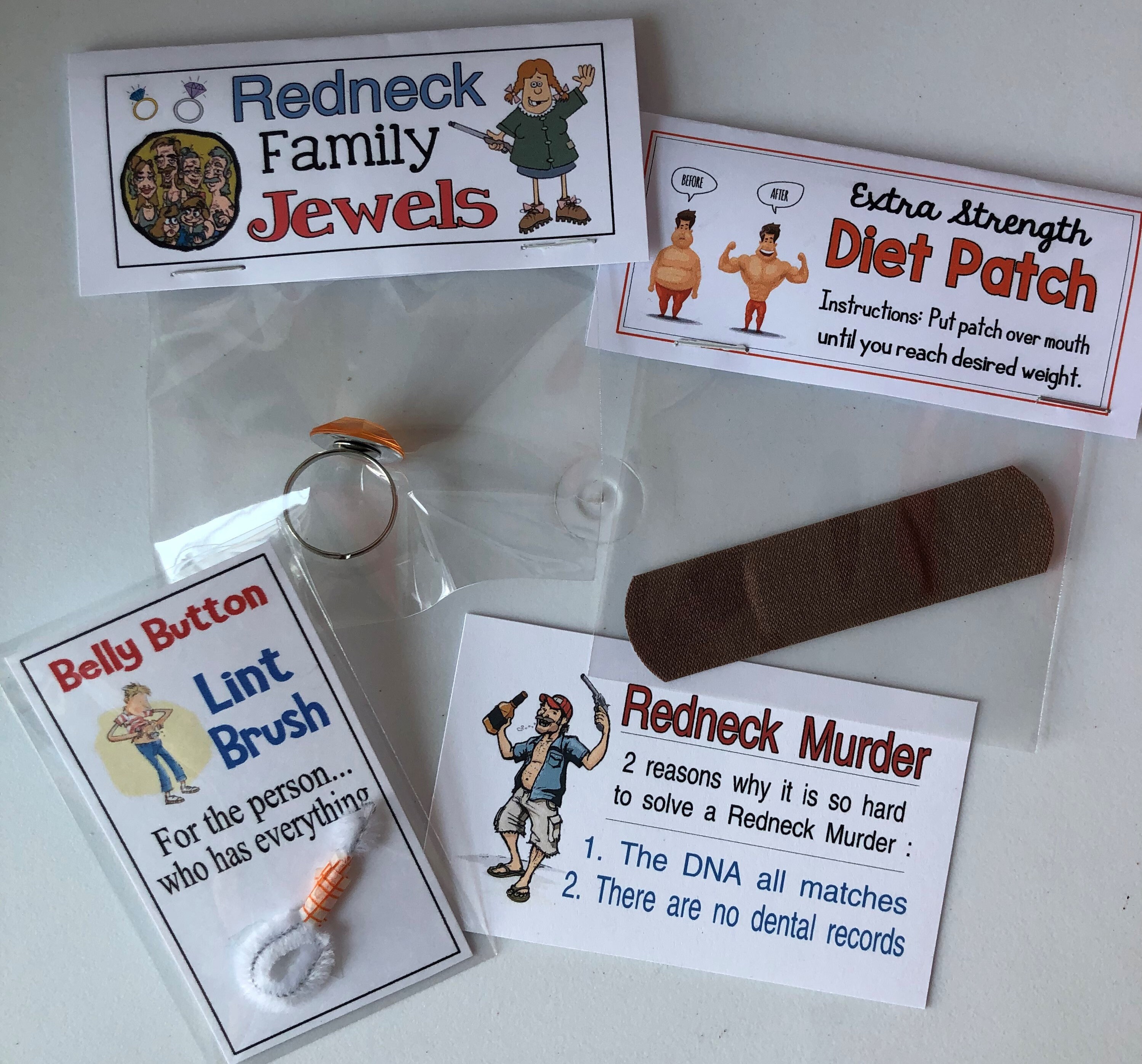 HILLBILLY Set of 4 GAG BAG Gift bags Redneck Funny silly Etsy