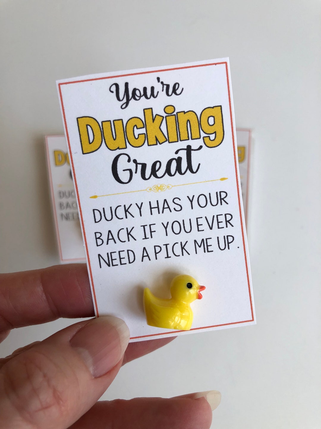 Rubber Duck Print Pencil Case Bag