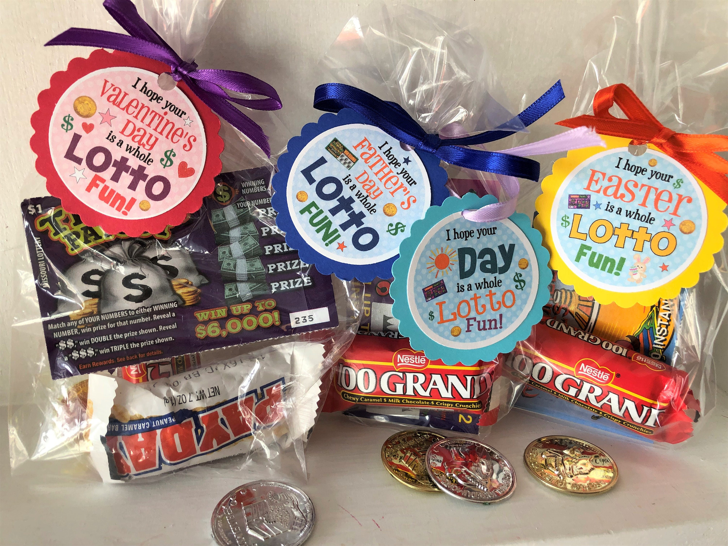 Lotto Fun The Whole Year Unique Gift Tags Set Of 14 Gift - Etsy Israel
