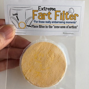 FART FILTER -Gag Gift Bags Funny, silly prank goody bag, Birthday, co-worker, secret pal, retirement, unique gift idea, friend hillbilly