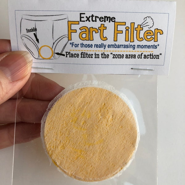 FART FILTER -Gag Gift Bags Funny, silly prank goody bag, Birthday, co-worker, secret pal, retirement, unique gift idea, friend hillbilly