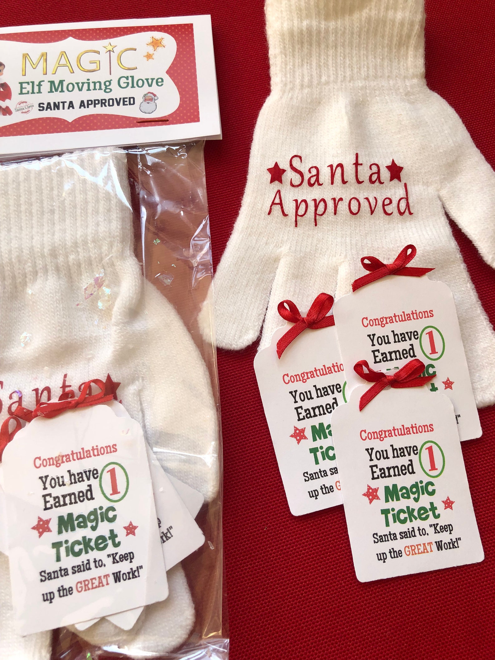 MAGIC Elf Moving Glove Christmas Elf Santa Approved Move Etsy