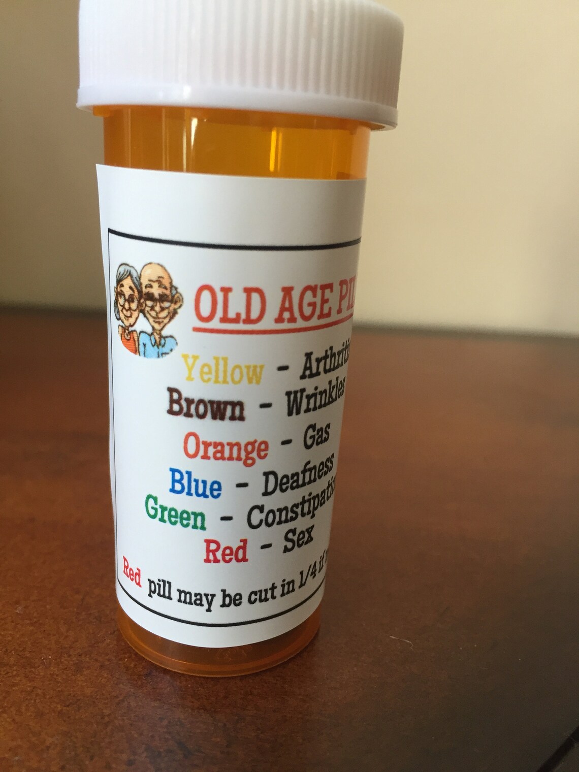 Gag Gifts Stress Relief kit & Old Age Pills funny gifts Etsy