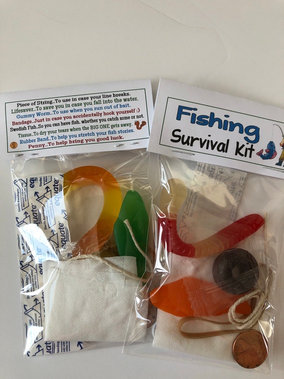 FISHING SURVIVAL KIT, Gag Gift Bags, Hilarious Birthday, White Elephant , silly Joke, Novelty Prank Gifts, Funny, Dad, Grandpa -  Canada