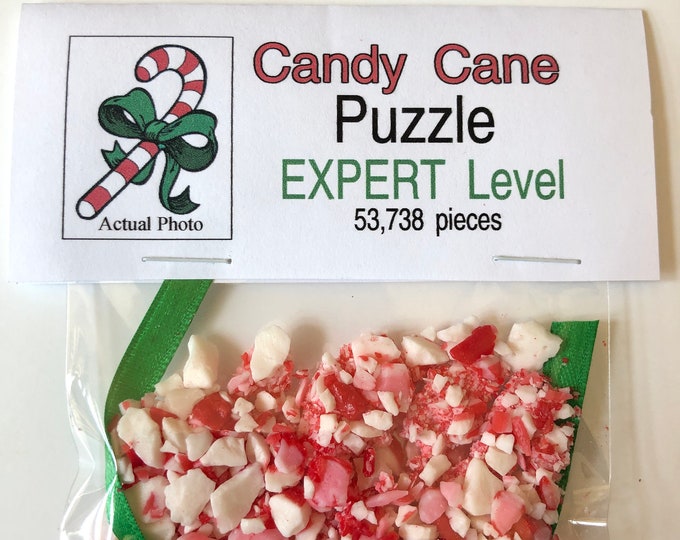 Candy Cane Puzzle EXPERT Level merry Christmas Hilarious GAG GIFT Bags