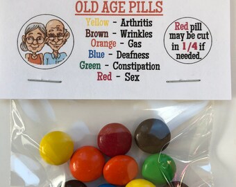 Gag Gift Bags OLD AGE PILLS Christmas White Elephant Gifts - Etsy Gag Gift Bags OLD AGE PILLS Christmas White Elephant Gifts - Etsy