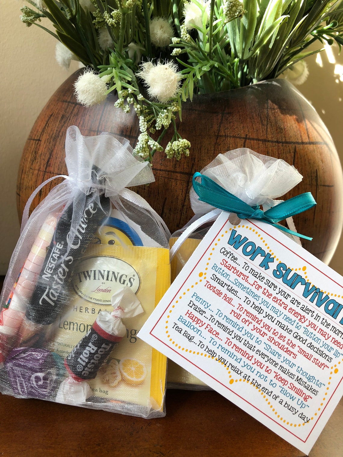 WORK Survival Kit sweet Thoughts Goody Bag Happy Birthday Etsy