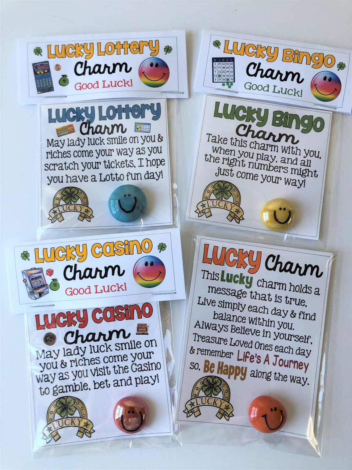 Lucky Charms 7 Designs Lotto Casino Bingo Cheerleading - Etsy