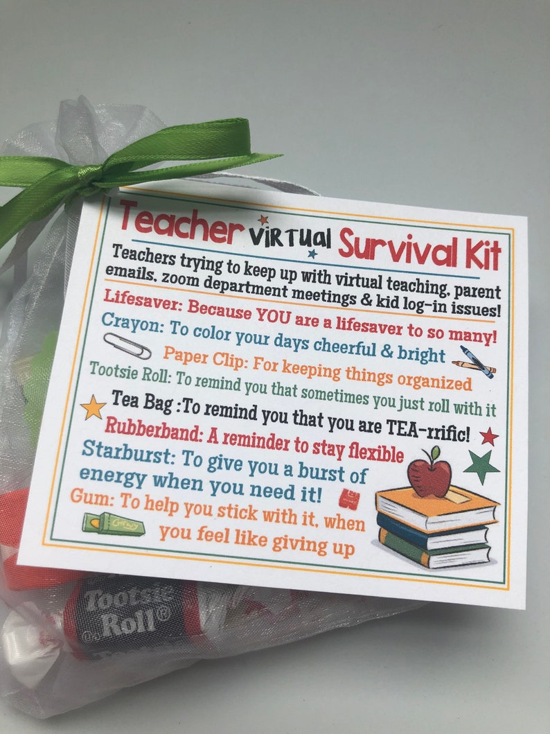 teacher survival kit gift ideas